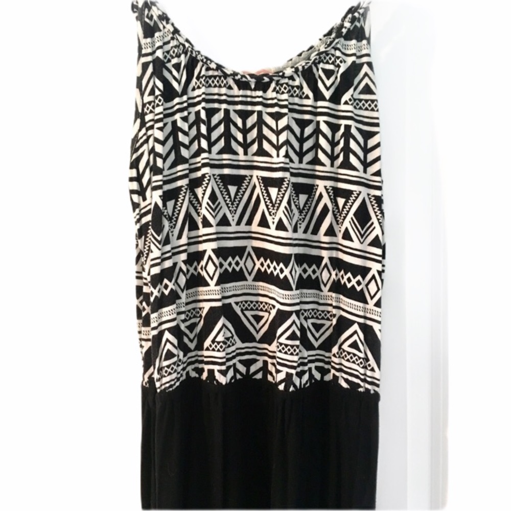 Black and White Maxi Dress
